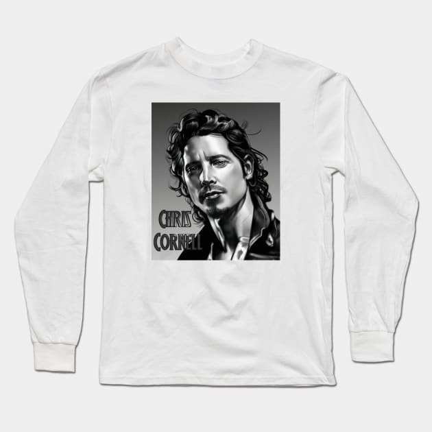 chris corn Long Sleeve T-Shirt by Manumiuy 